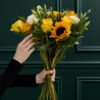 Sunflower Rose & Lisianthus Bouquet