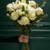 White Rose & Lily Bouquet